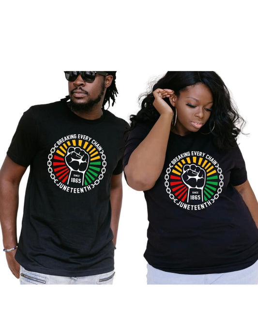 Juneteenth Break Every Chain Tee
